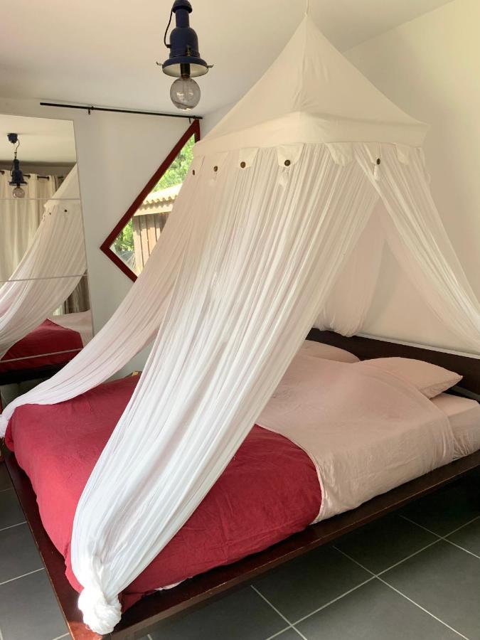 Hacienda De La Canopee Avec Piscine Chauffee Au Sel Hourtin Exterior foto